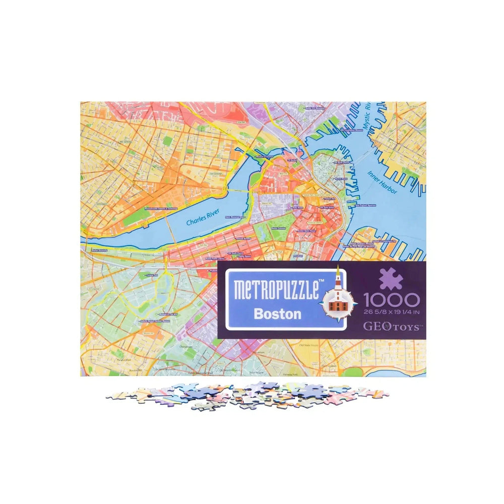 Boston Metropuzzle 1000 Piece Jigsaw Puzzle Geotoys (ONLINE ORDER ONLY)