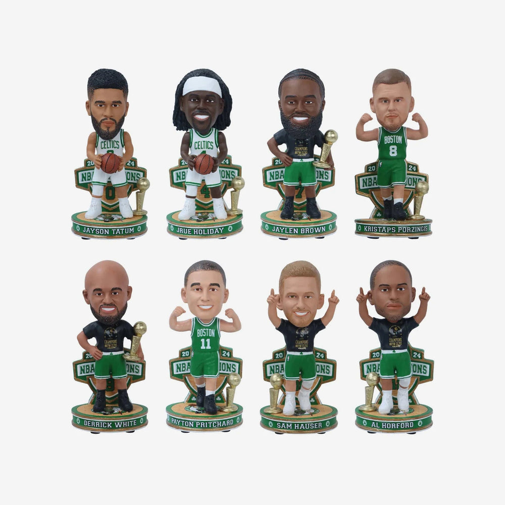Boston Celtics 2024 NBA Champions Mini Bobblehead Boxed Set (ONLINE ORDER ONLY)