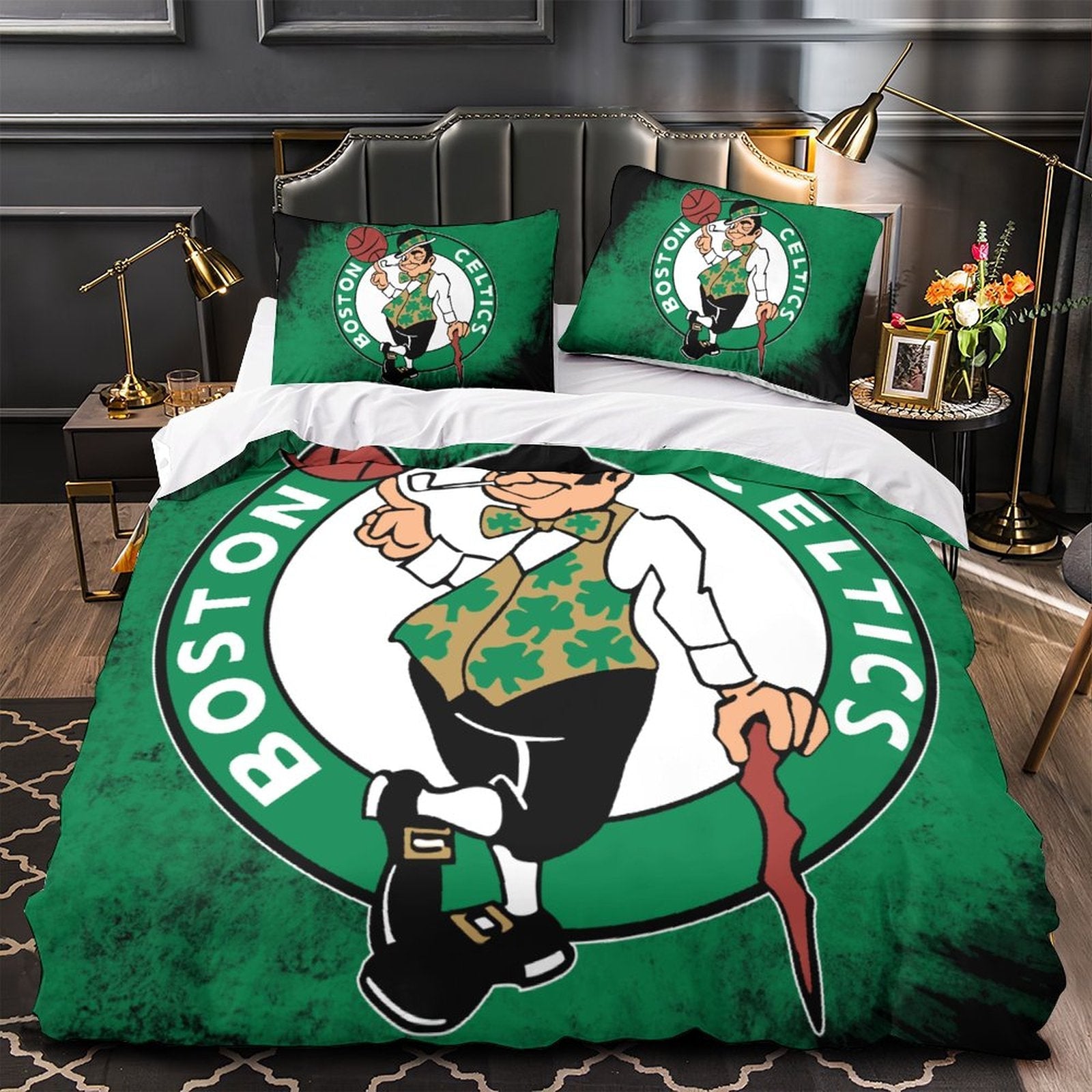 Boston Celtics Bedding Set Quilt Cover Without Filler (Online Order Only)