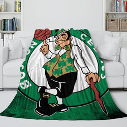 Boston Celtics Blanket Flannel Throw Room Decoration (Online Order Only)