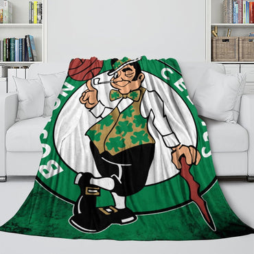 Boston Celtics Blanket Flannel Throw Room Decoration (Online Order Only)