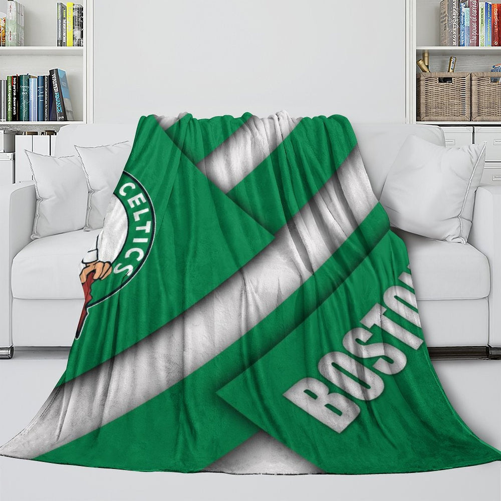Boston Celtics Blanket Flannel Throw Room Decoration (Online Order Only)