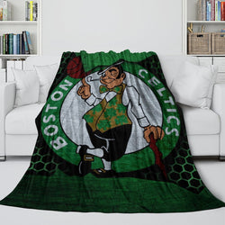 Boston Celtics Blanket Flannel Throw Room Decoration (Online Order Only)