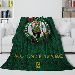 Boston Celtics Blanket Flannel Throw Room Decoration (Online Order Only)