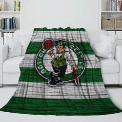 Boston Celtics Blanket Flannel Throw Room Decoration (Online Order Only)