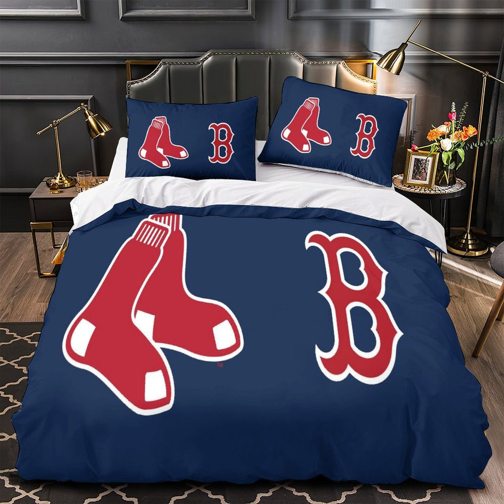 Boston Red Sox Bedding Set Quilt Cover Without Filler (Online Order Only)