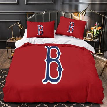 Boston Red Sox Bedding Set Quilt Cover Without Filler (Online Order Only)