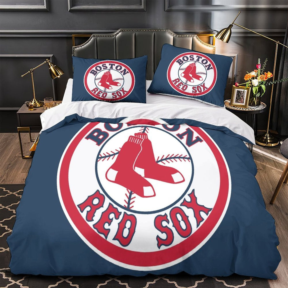 Boston Red Sox Bedding Set Quilt Cover Without Filler (Online Order Only)