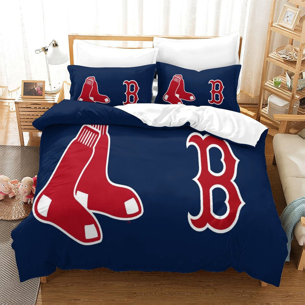 Boston Red Sox Bedding Set Quilt Cover Without Filler (Online Order Only)