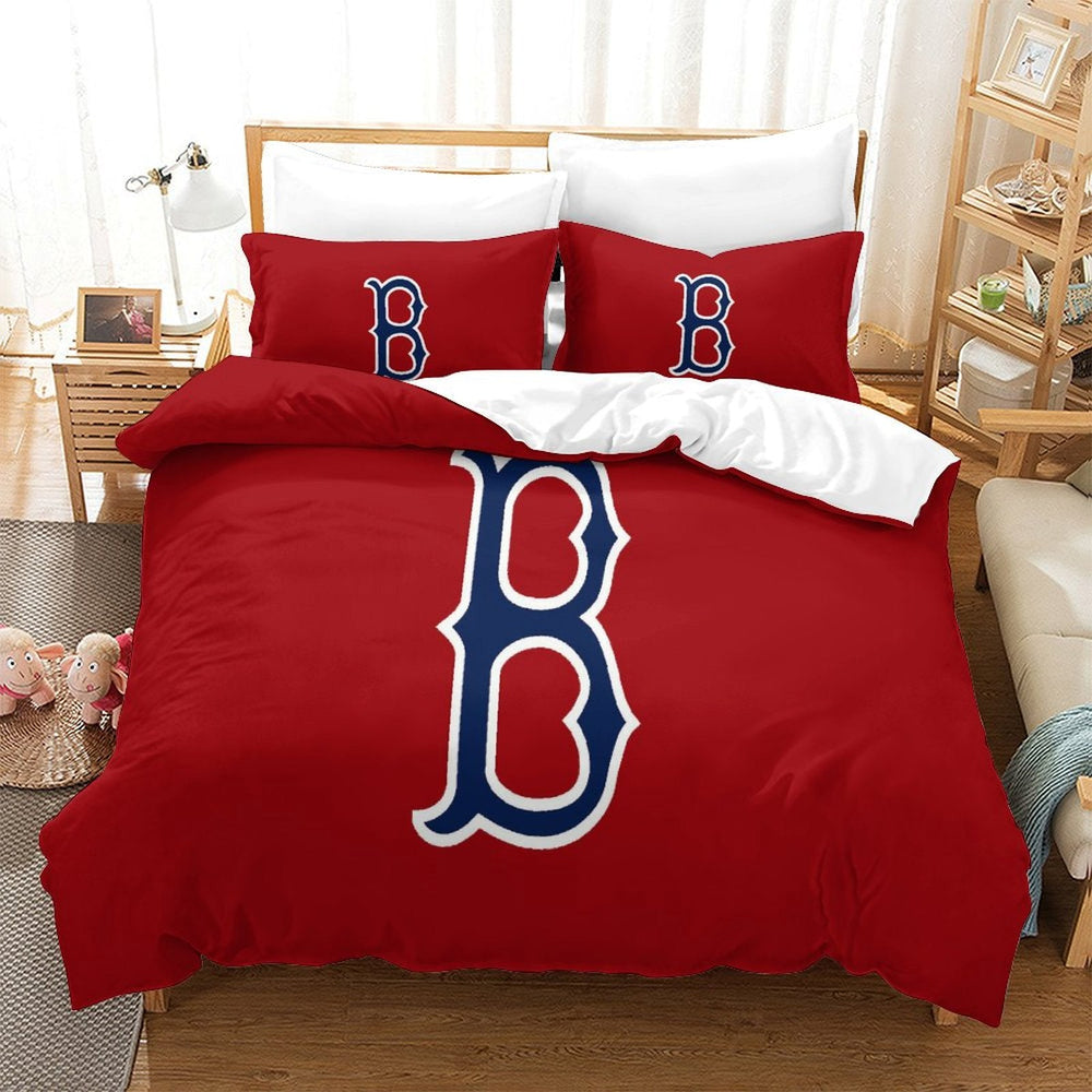 Boston Red Sox Bedding Set Quilt Cover Without Filler (Online Order Only)