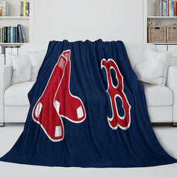 Boston Red Sox Blanket Flannel Throw Room Decoration (Online Order Only)