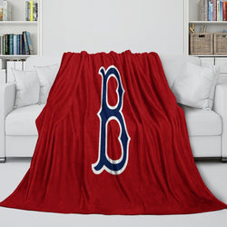 Boston Red Sox Blanket Flannel Throw Room Decoration (Online Order Only)