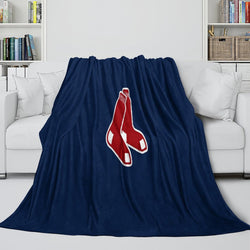 Boston Red Sox Blanket Flannel Throw Room Decoration (Online Order Only)