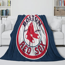 Boston Red Sox Blanket Flannel Throw Room Decoration (Online Order Only)