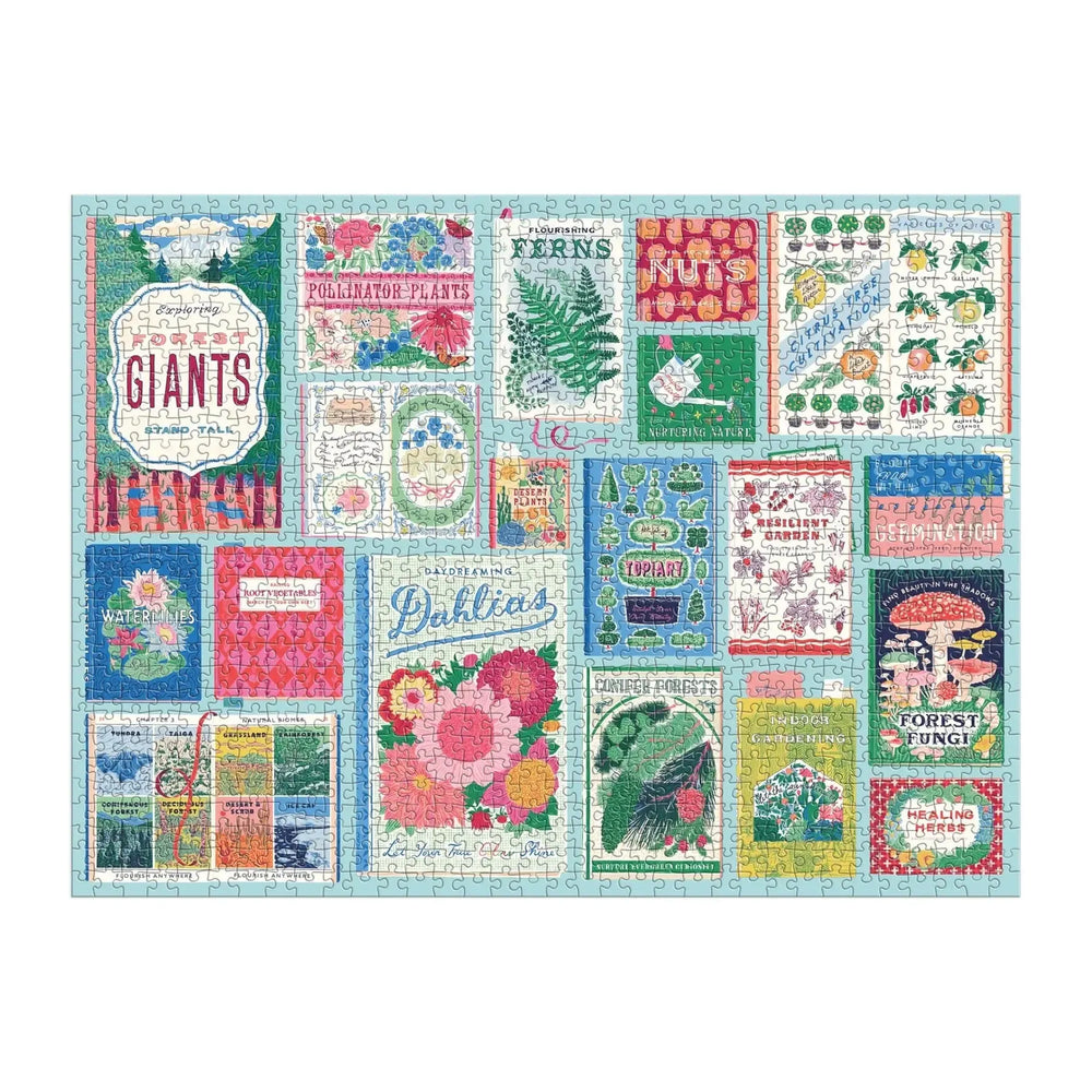 Botanist Bookshelf 1000 Piece Jigsaw Puzzle Galison