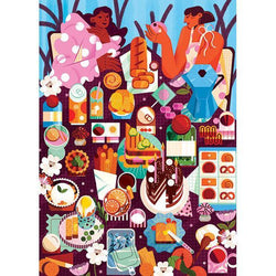 Bountiful Brunch 1000 Piece Jigsaw Puzzle Holiyay