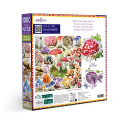 Bountiful Mushrooms 1000 Piece Jigsaw Puzzle eeBoo (ONLINE ORDER ONLY)
