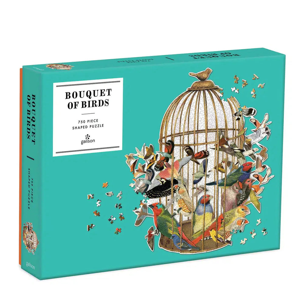 Bouquet of Birds 750 Piece Jigsaw Puzzle Galison (ONLINE ORDER ONLY)