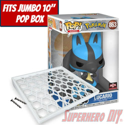 Box Floating Shelf for Jumbo 10" Funko Pops |Fits 10 inch 8.35W X 8.35D Jumbo Pop boxes (ONLINE ORDER ONLY)