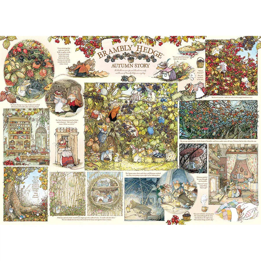 Brambly Hedge Autumn Story 1000 Piece Jigsaw Puzzle Cobble Hill (ONLINE ORDER ONLY)