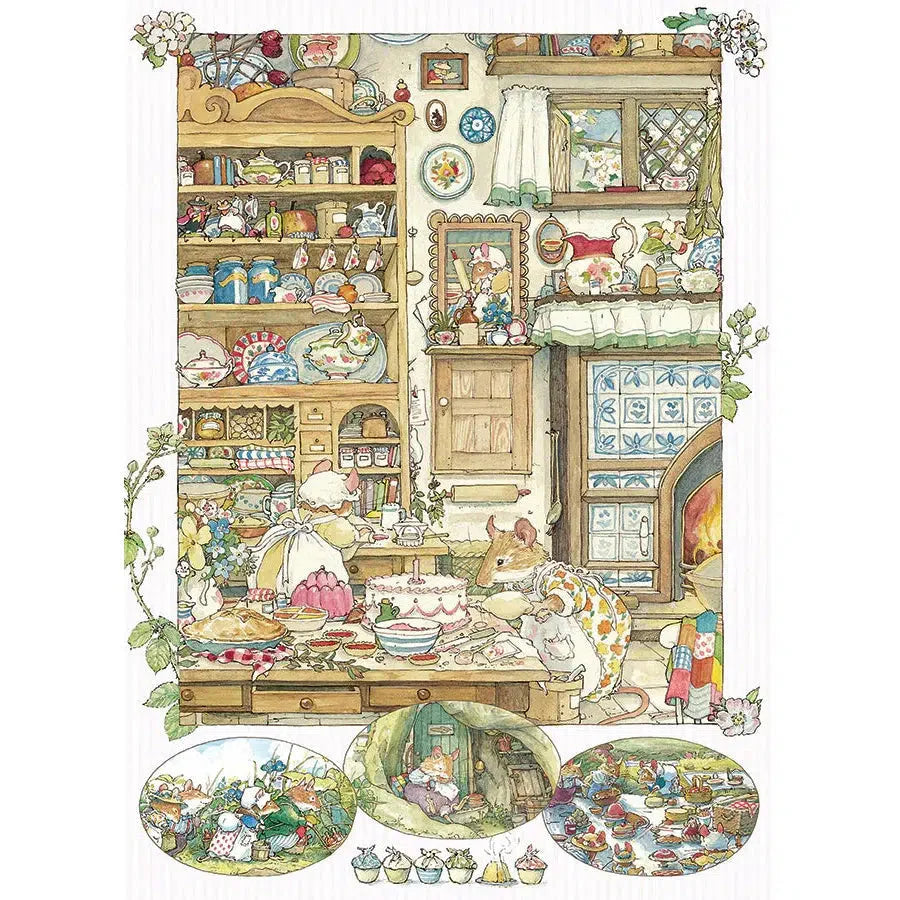 Brambly Hedge Picnic Preparations 500 Piece Jigsaw Puzzle Cobble Hill (ONLINE ORDER ONLY)