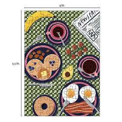 Breakfast 99 Piece Mini Jigsaw Puzzle Puzzledly (ONLINE ORDER ONLY)