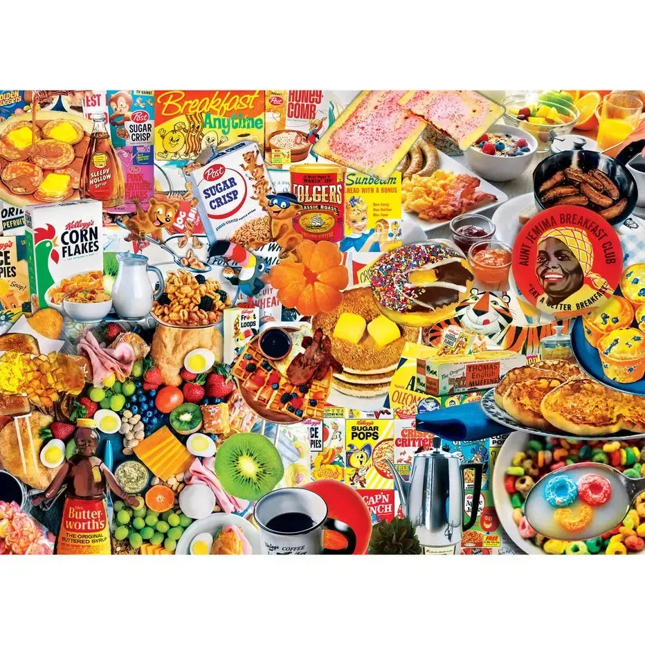 Breakfast Eats Flashbacks 1000 Piece Jigsaw Puzzle MasterPieces (ONLINE ORDER ONLY)