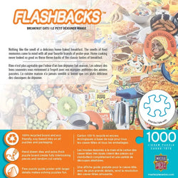 Breakfast Eats Flashbacks 1000 Piece Jigsaw Puzzle MasterPieces (ONLINE ORDER ONLY)