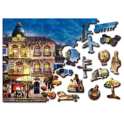 Breakfast in Paris 150 Piece Wood Jigsaw Puzzle Wooden City (ONLINE ORDER ONLY)