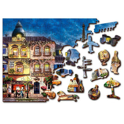Breakfast in Paris 300 Piece Wood Jigsaw Puzzle Wooden City (ONLINE ORDER ONLY)