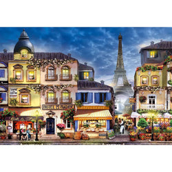 Breakfast in Paris 300 Piece Wood Jigsaw Puzzle Wooden City (ONLINE ORDER ONLY)