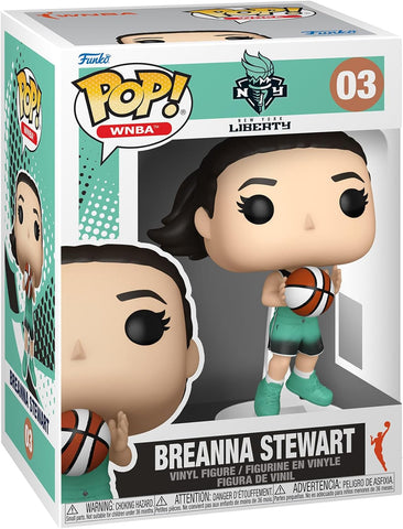 WNBA Liberty Breanna Stewart Funko Pop! Vinyl Figure #03 with Funko Protector (Online Order Only)