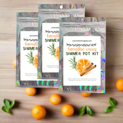 Stovetop Potpourri Simmer Pot Kits-  Breathe Easy Natural Congestion Relief (ONLINE ORDER ONLY)