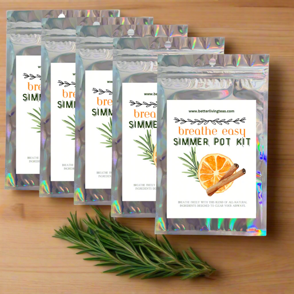 Stovetop Potpourri Simmer Pot Kits-  Breathe Easy Natural Congestion Relief (ONLINE ORDER ONLY)