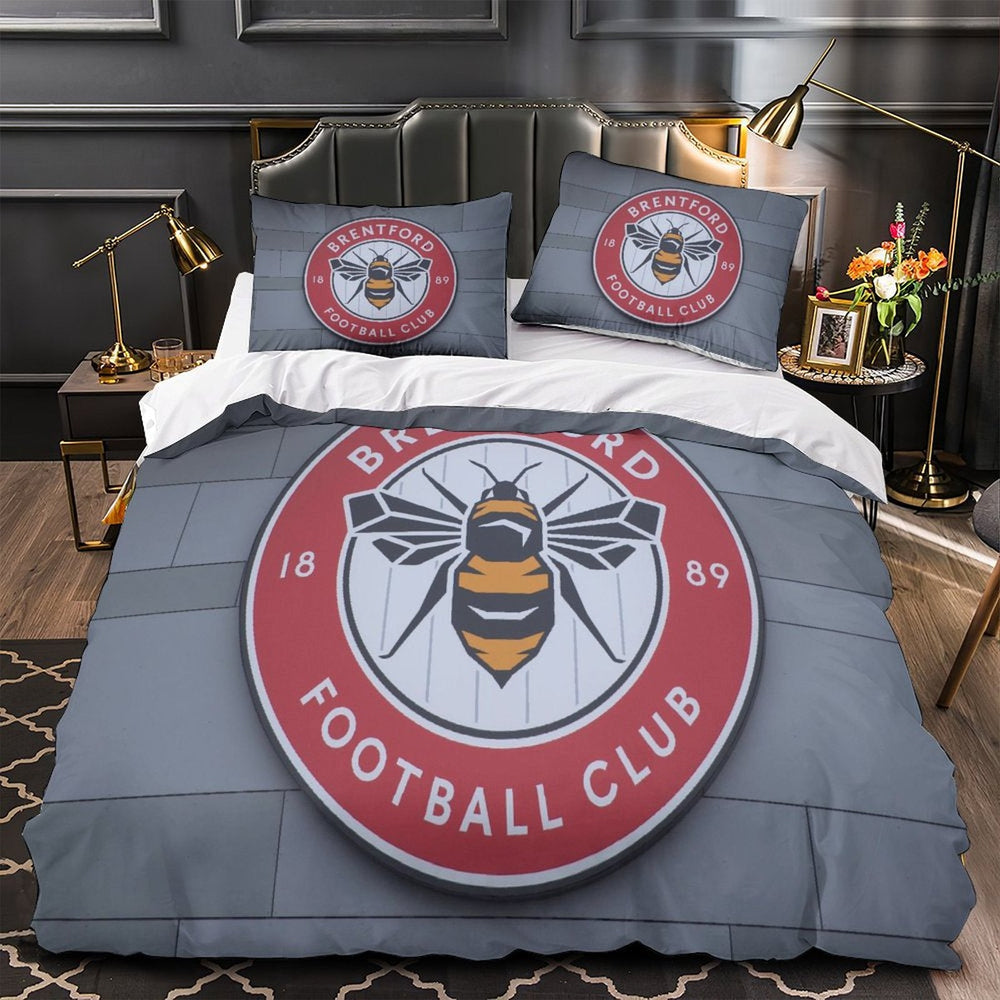 Brentford FC Bedding Set Duvet Cover Without Filler (Online Order Only)