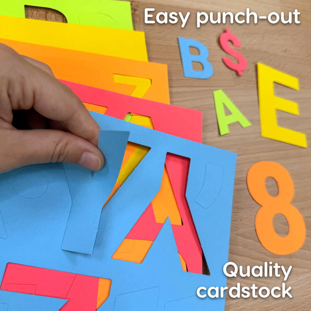 Bulletin Board Letters Combo – 2 Sizes (ONLINE ORDER ONLY)