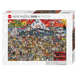 British Music History Mishmash 2000 Piece Jigsaw Puzzle Heye (ONLINE ORDER ONLY)