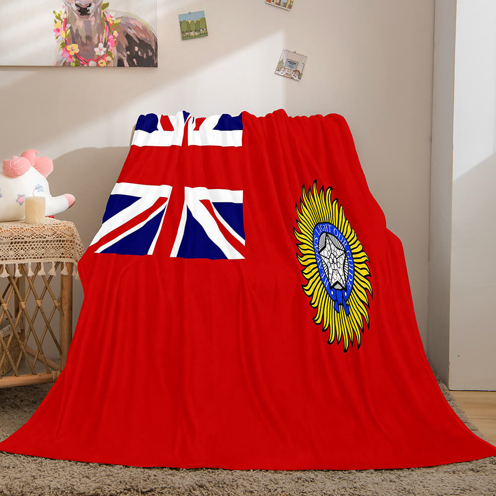 Famous Country National Flag Flannel Fleece Throw Blanket Bedding Sets (Online Order Only)