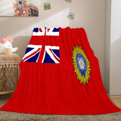 Famous Country National Flag Flannel Fleece Throw Blanket Bedding Sets (Online Order Only)