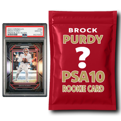 Brock Purdy PSA 10 Graded Football Rookie Card Mystery Pack
