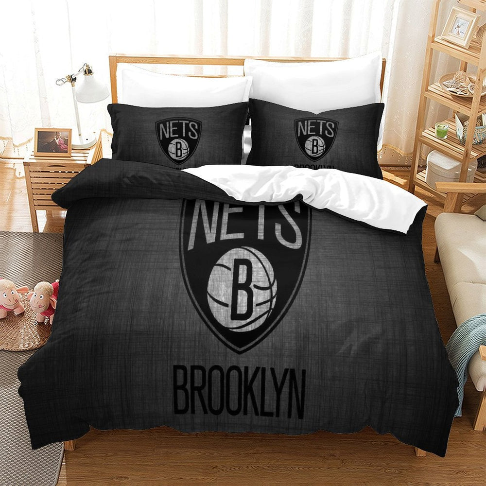 Brooklyn Nets Bedding Set Duvet Cover Without Filler (Online Order Only)