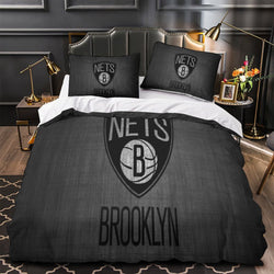Brooklyn Nets Bedding Set Duvet Cover Without Filler (Online Order Only)