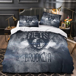 Brooklyn Nets Bedding Set Duvet Cover Without Filler (Online Order Only)