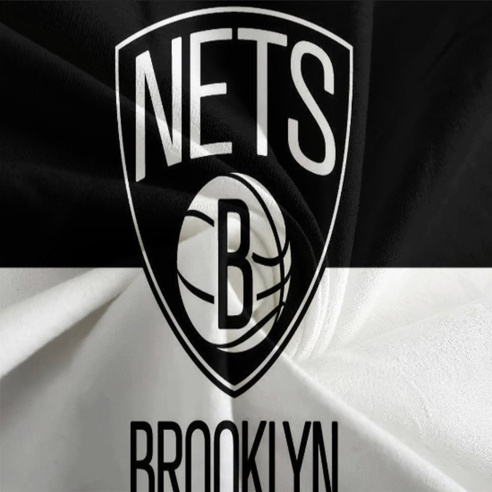 Brooklyn Nets Bedding Set Duvet Cover Without Filler (Online Order Only)