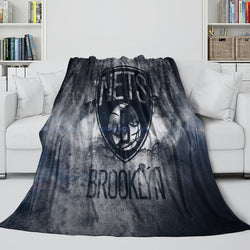 Brooklyn Nets Blanket Flannel Fleece Throw Room Decoration (Online Order Only)