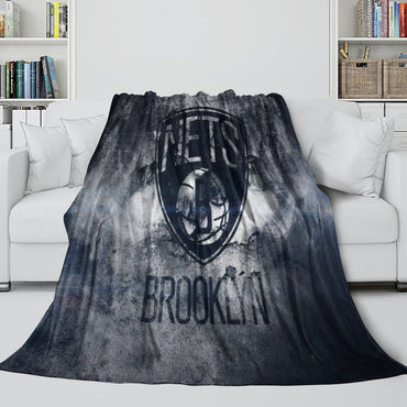 Brooklyn Nets Blanket Flannel Fleece Throw Room Decoration (Online Order Only)