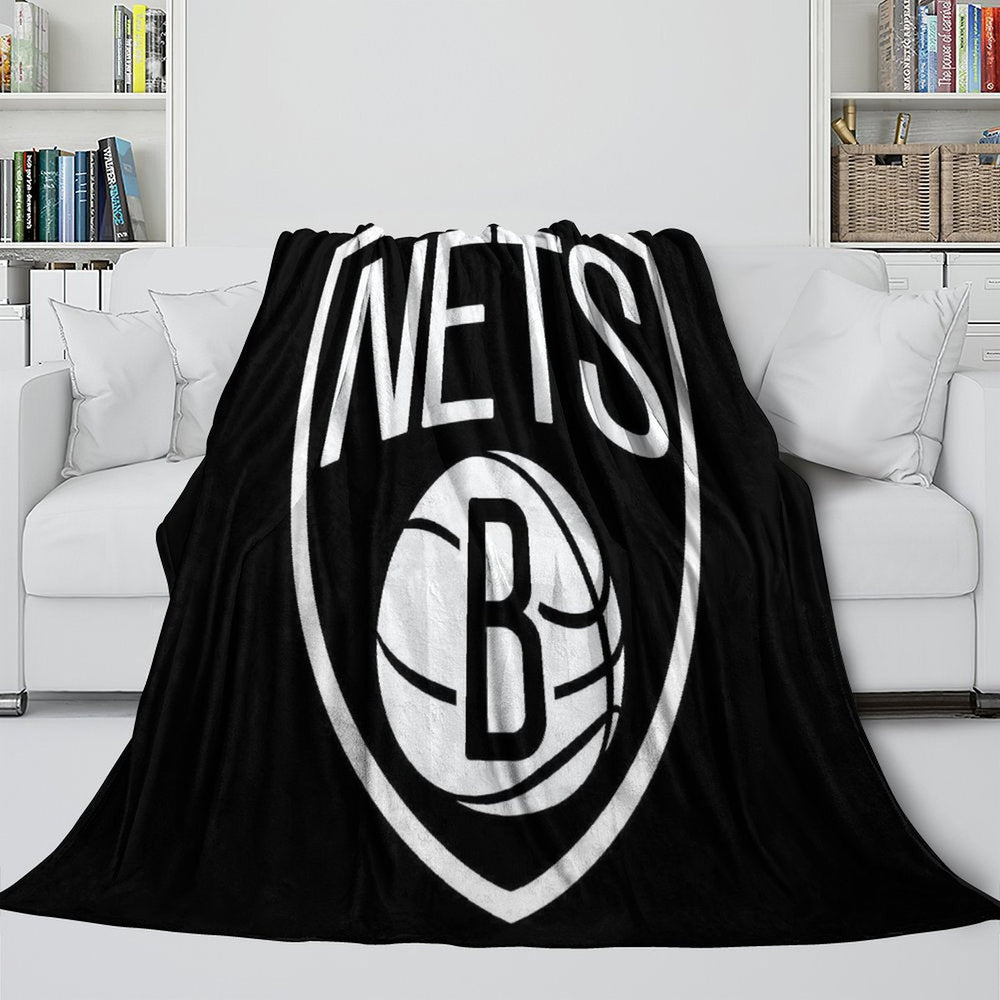 Brooklyn Nets Blanket Flannel Fleece Throw Room Decoration (Online Order Only)