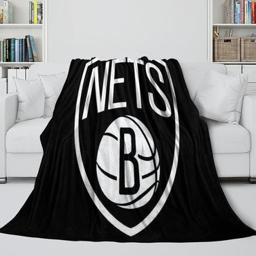 Brooklyn Nets Blanket Flannel Fleece Throw Room Decoration (Online Order Only)