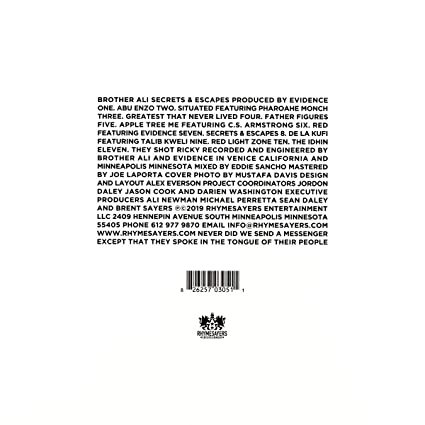 Secrets & Escapes [Explicit Content] (Picture Disc Vinyl) [Vinyl] (ONLINE ORDER ONLY)