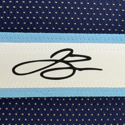 Framed Facsimile Autographed Jalen Brunson 35x39 Villanova Blue Reprint Laser Auto College Basketball Jersey (ONLINE ORDER ONLY)